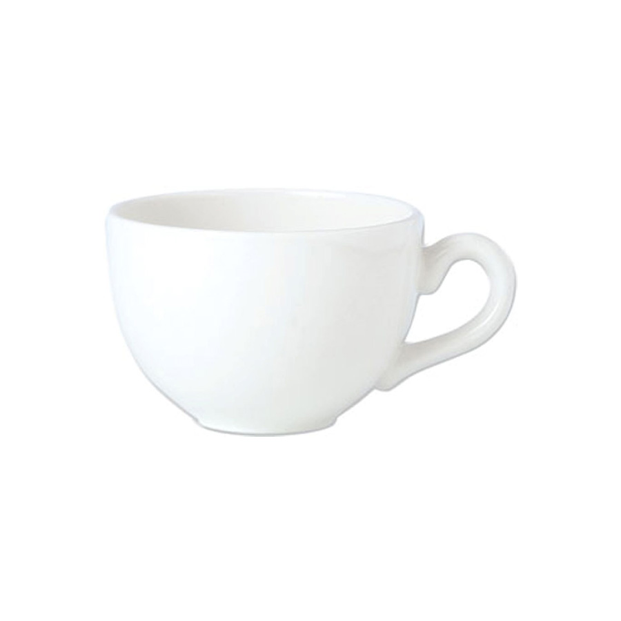 Steelite Simplicity Vitrified Porcelain White Empire Low Cup 17cl