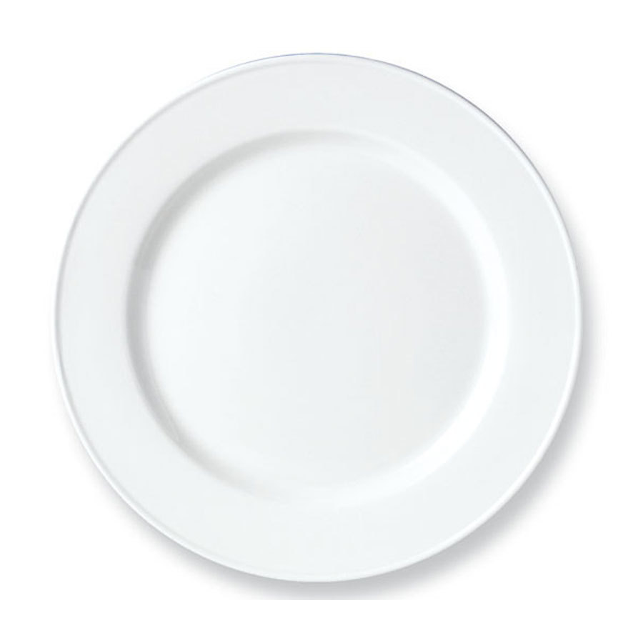 Steelite Simplicity Vitrified Porcelain White Round Service Plate 27cm
