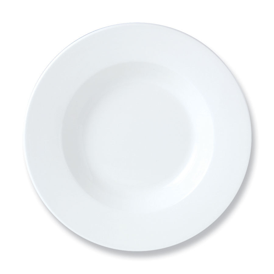 Steelite Simplicity Vitrified Porcelain White Round Pasta / Soup Dish 27cm