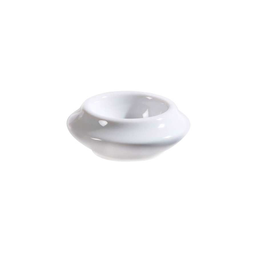 Revol Les Essentiels Porcelain White Round Classic Butter Pot 3cl