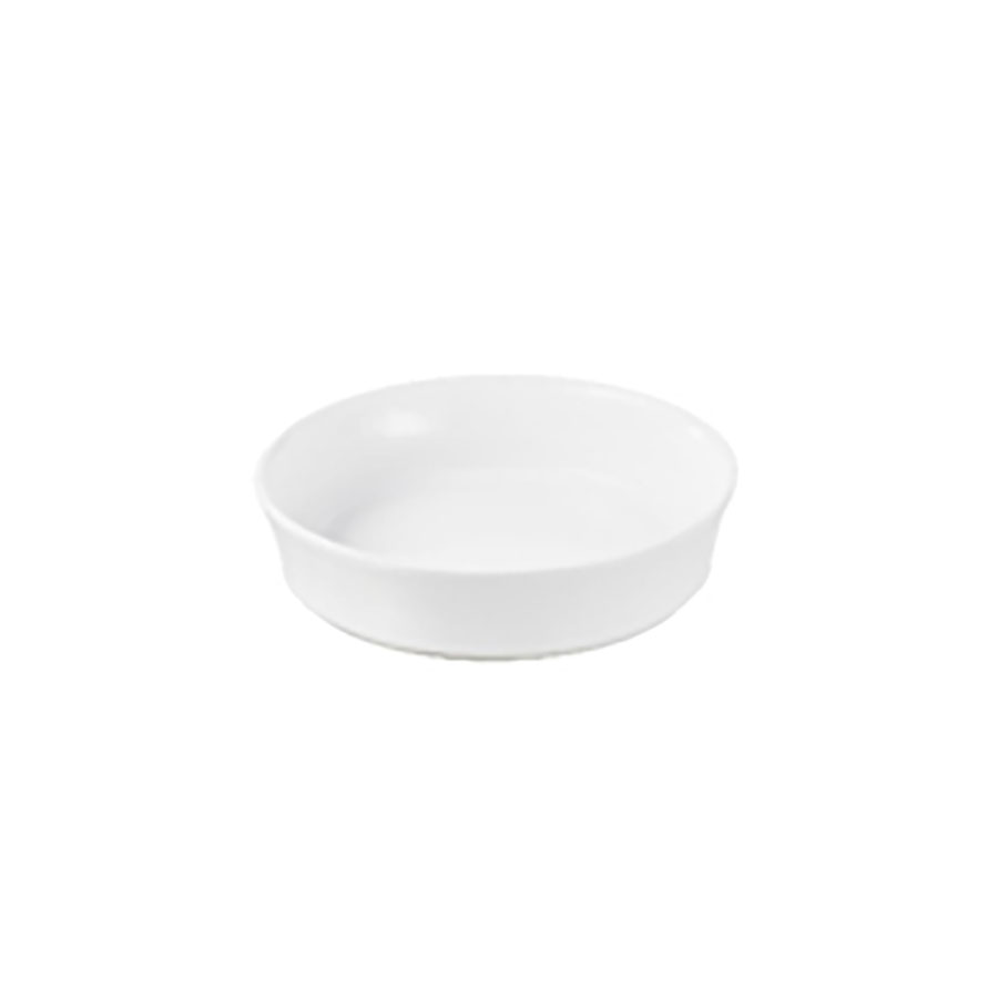 Revol Alexandrie Porcelain White Round Creme Brûlée Dish 14x3.5cm 24cl