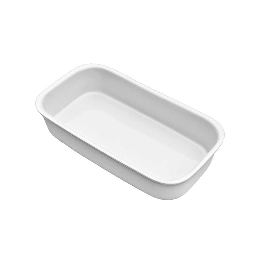 White Ceramic Baking Dish GN1/3 65mm size.