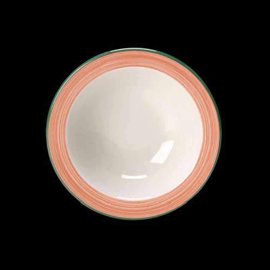 Steelite Rio Vitrified Porcelain Round Pink Oatmeal Bowl 14cm