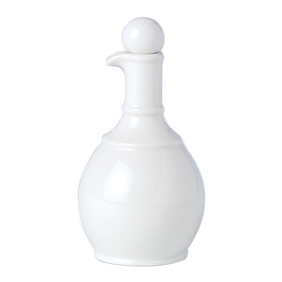 Steelite Simplicity Vitrified Porcelain White Oil & Vinegar 17cl