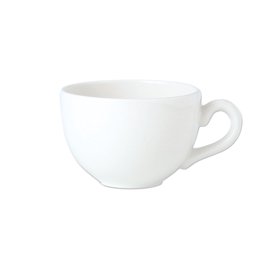 Steelite Simplicity Vitrified Porcelain White Empire Low Cup 22.75cl