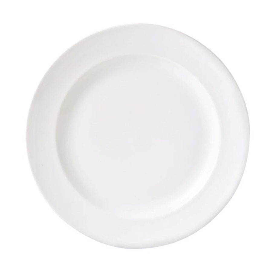 Steelite Monaco Vitrified Porcelain White Round Vogue Plate 20.25cm