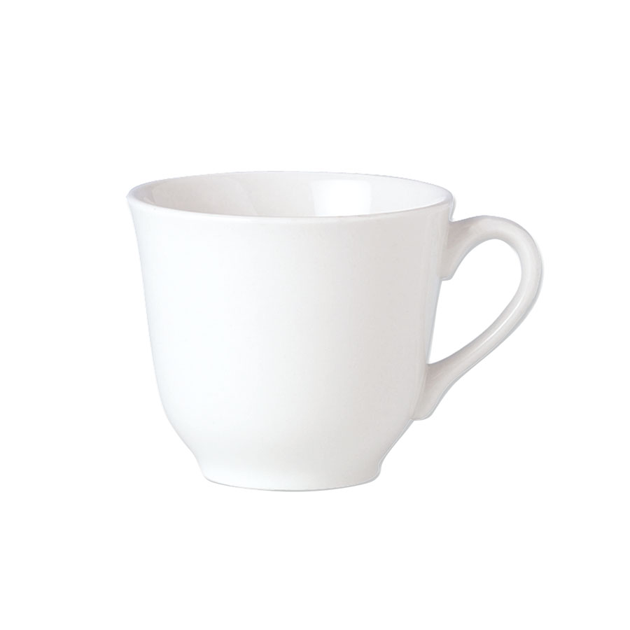 Steelite Simplicity Vitrified Porcelain White Slimline Tall Cup 20cl
