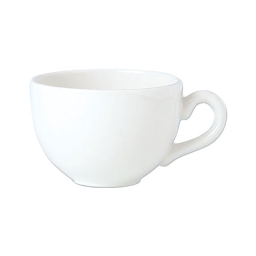 Steelite Simplicity Vitrified Porcelain White Empire Low Cup 8.5cl