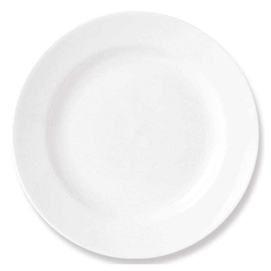 Steelite Simplicity Vitrified Porcelain White Round Harmony Plate 27cm