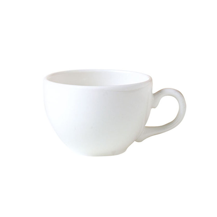 Steelite Monaco Vitrified Porcelain White Low Cup 34cl