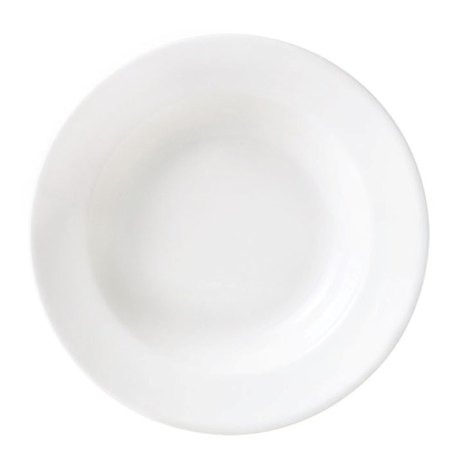 Steelite Monaco Vitrified Porcelain White Round Nouveau Bowl 27cm