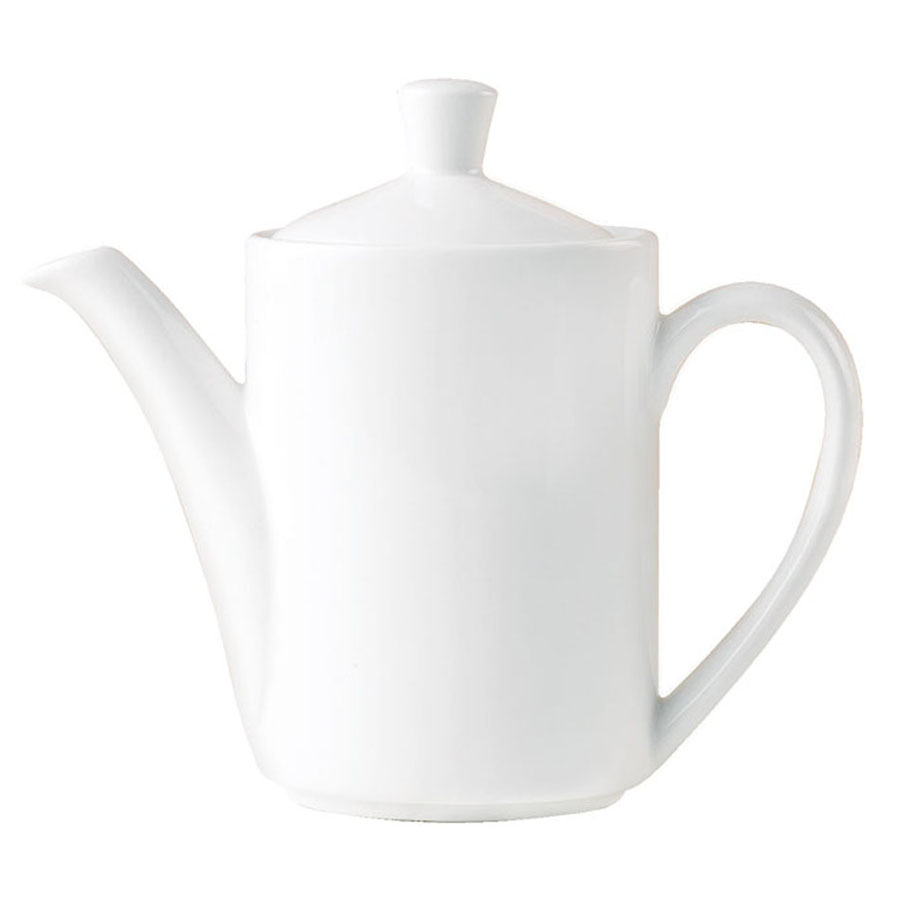 Steelite Monaco Vitrified Porcelain White Vogue Coffee Pot 31cl