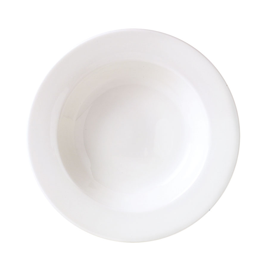 Steelite Monaco Vitrified Porcelain White Round Fine Dining Soup Plate 22.75cm