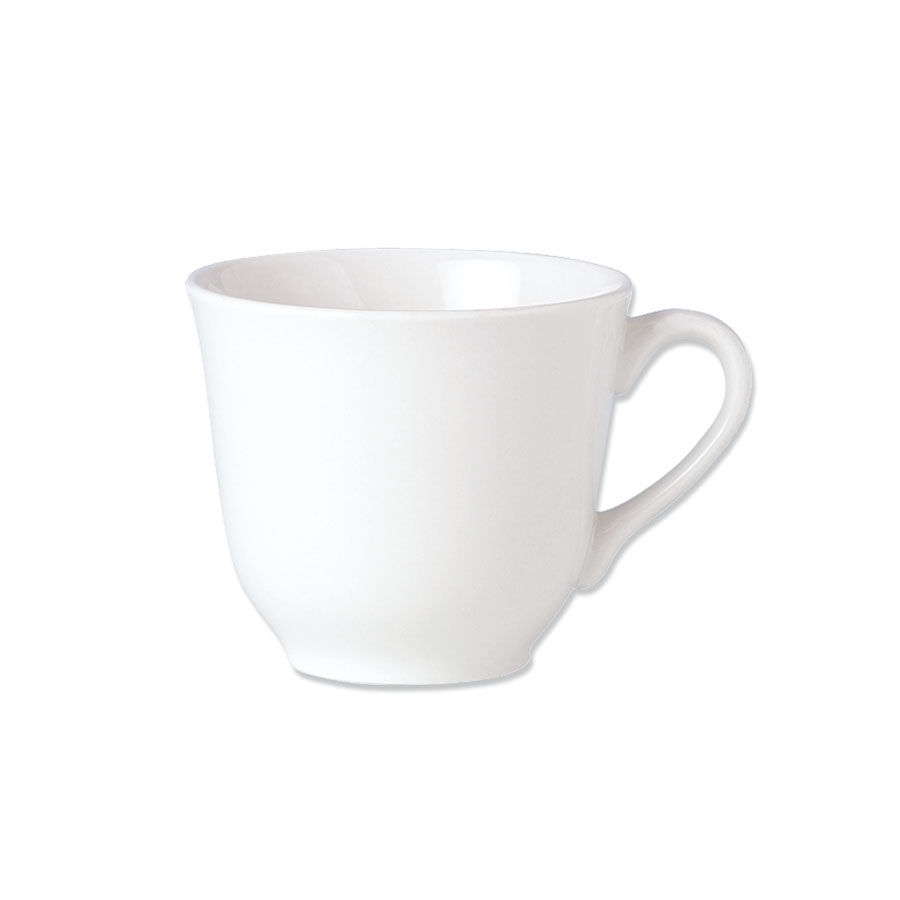 Steelite Monaco Vitrified Porcelain White Cup 22.75cl