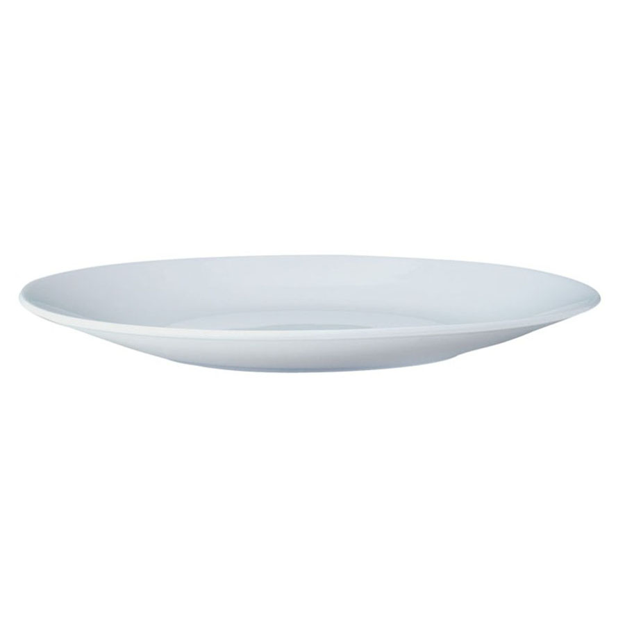 Steelite Monaco Vitrified Porcelain White Round Contour Plate 15.25cm