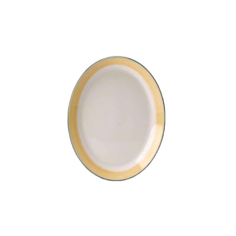 Steelite Rio Vitrified Porcelain Oval Coupe Plate 20.25cm