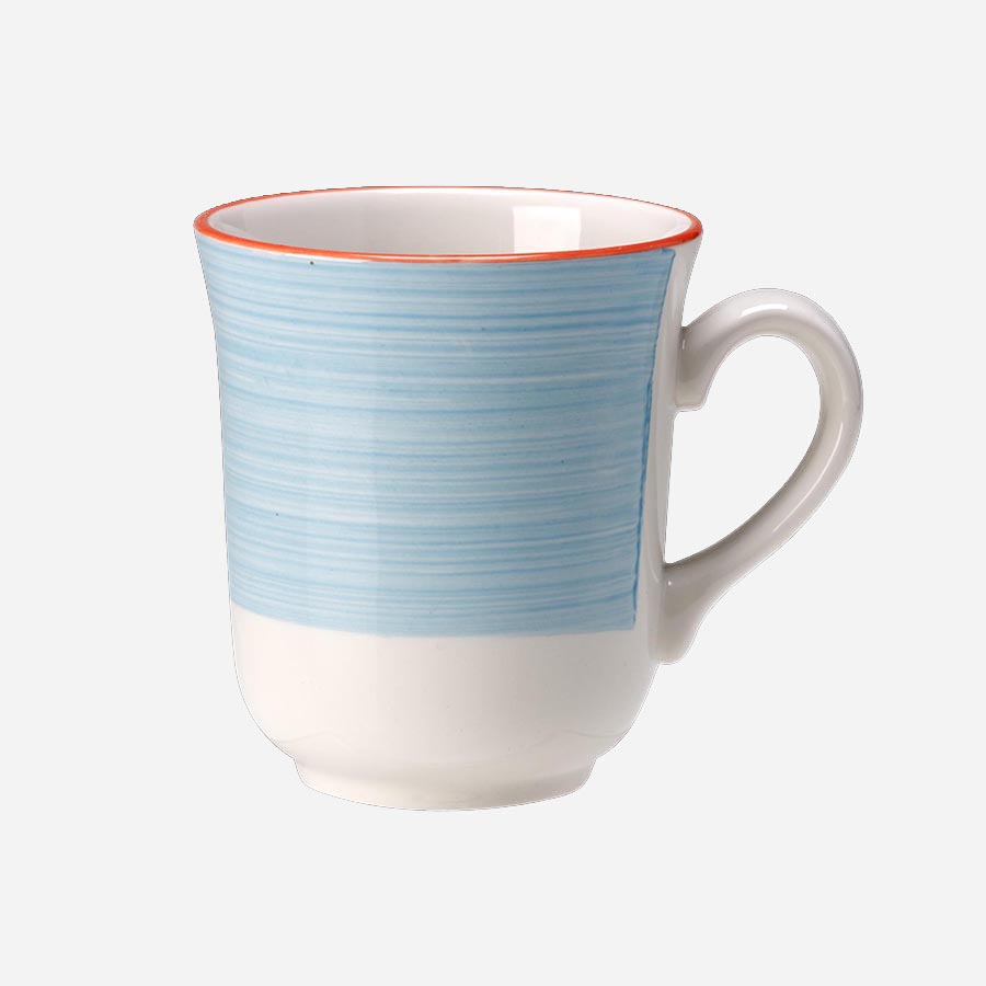 Steelite Rio Vitrified Porcelain Blue Club Mug 28.5cl