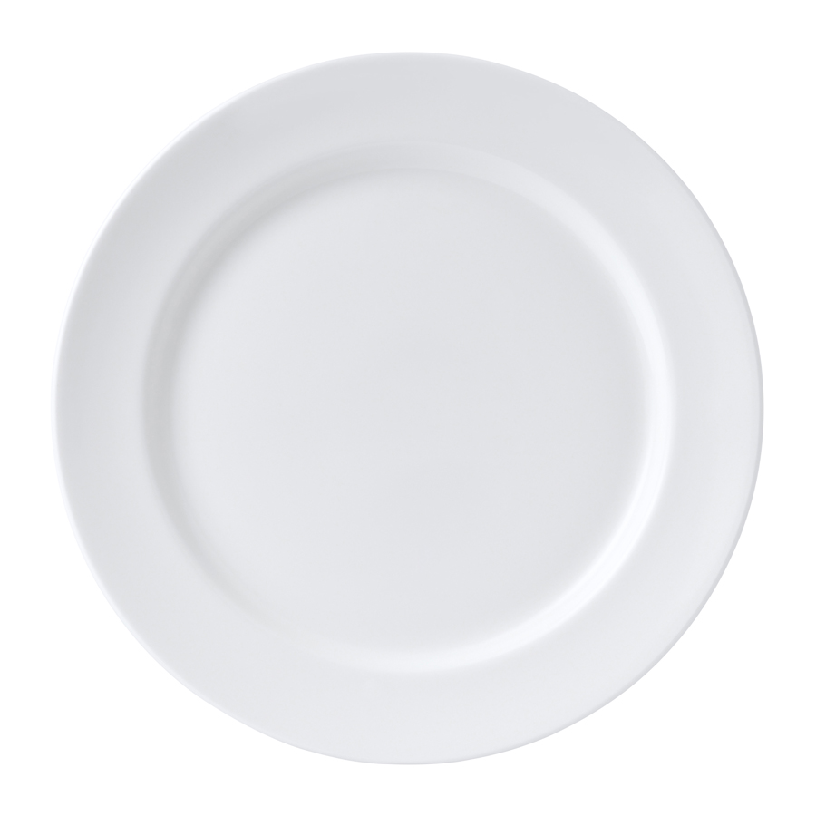 Wedgwood Connaught Bone China White Round Plain Edge Plate 27cm