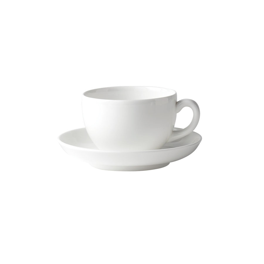 Wedgwood Connaught Bone China White Gordon Teacup 20cl 7oz