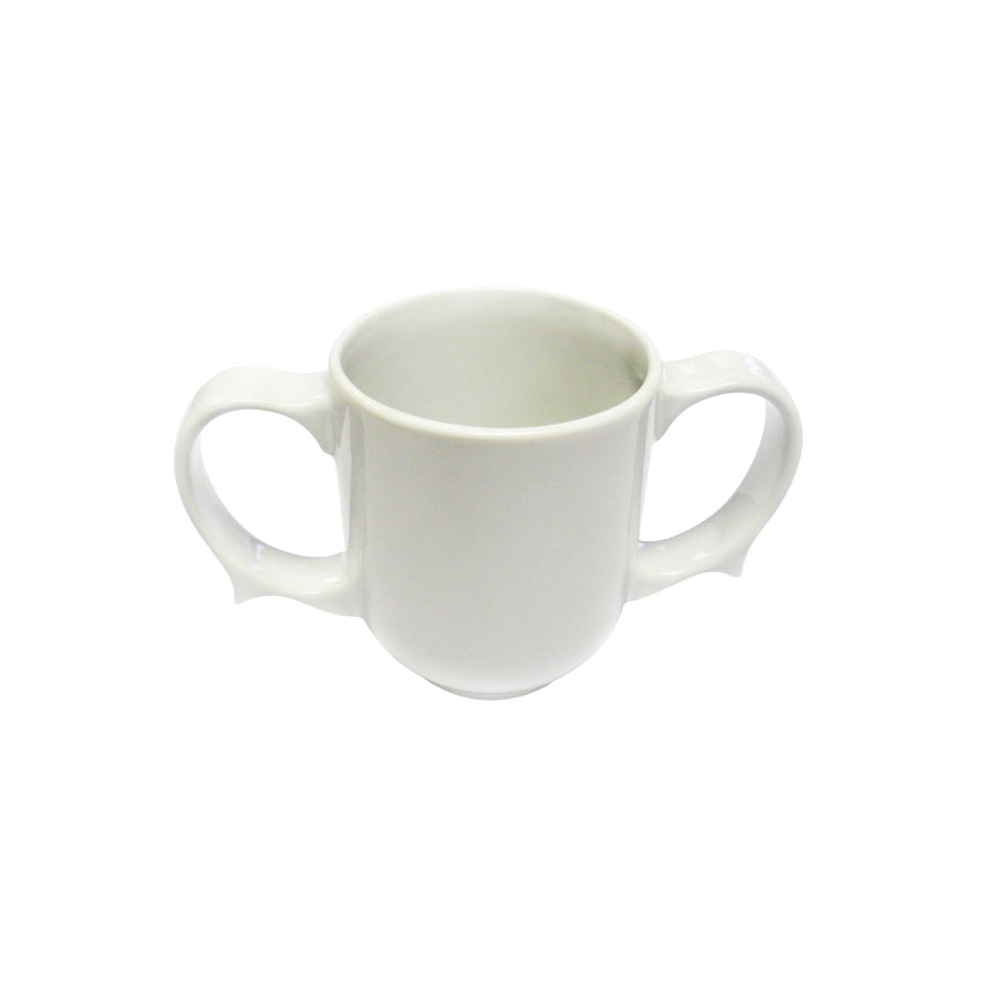 Wade Dignity Porcelain White 2 Handled Mug 25cl