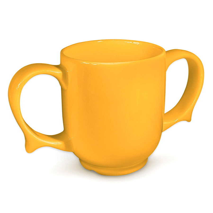 Wade Dignity Porcelain Yellow 2 Handled Mug 25cl