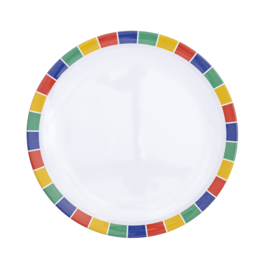 Carnival Melamine Round Plate 23cm 9 Inch
