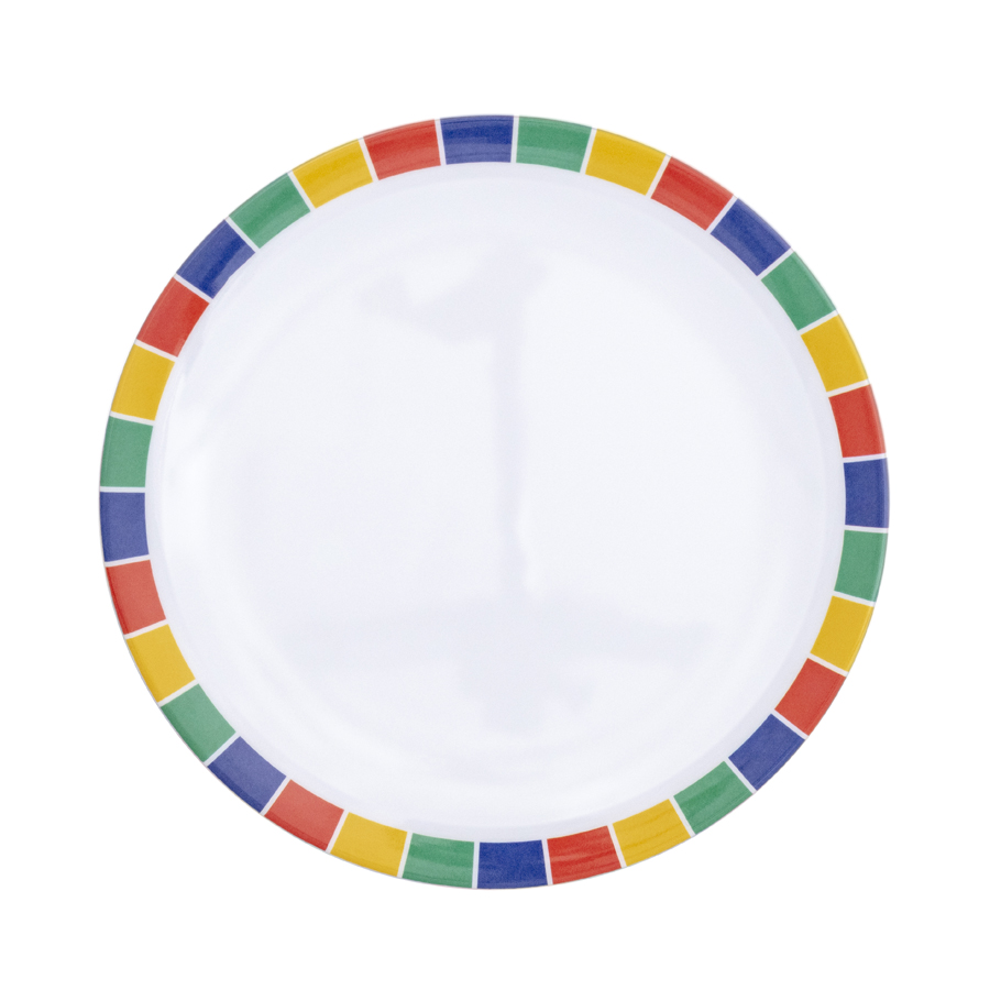 Carnival Melamine Round Plate 23cm 9 Inch