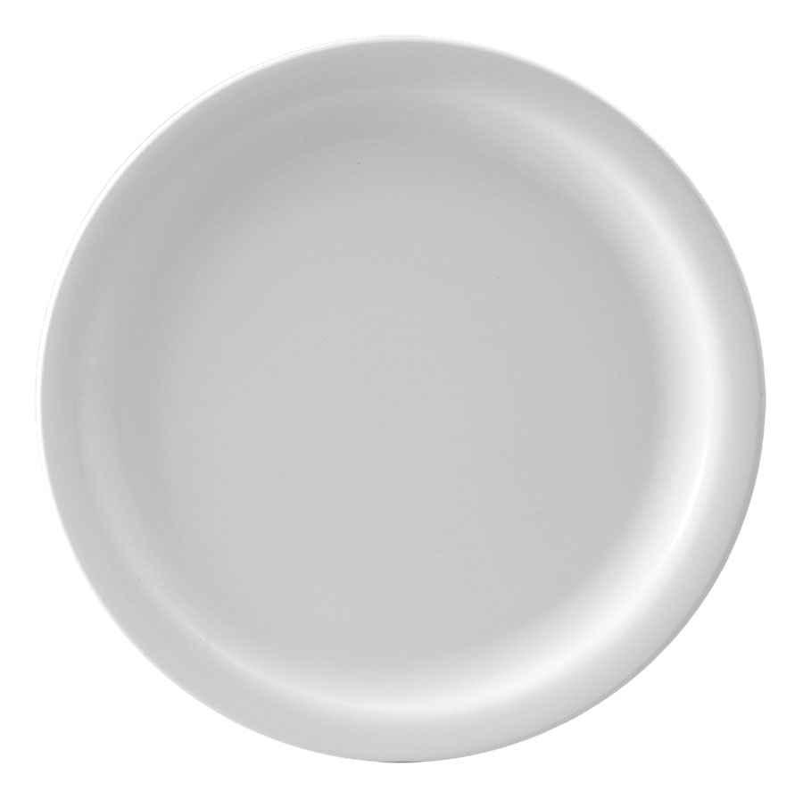 White Melamine Round Plate 16.5cm 6.25 Inch