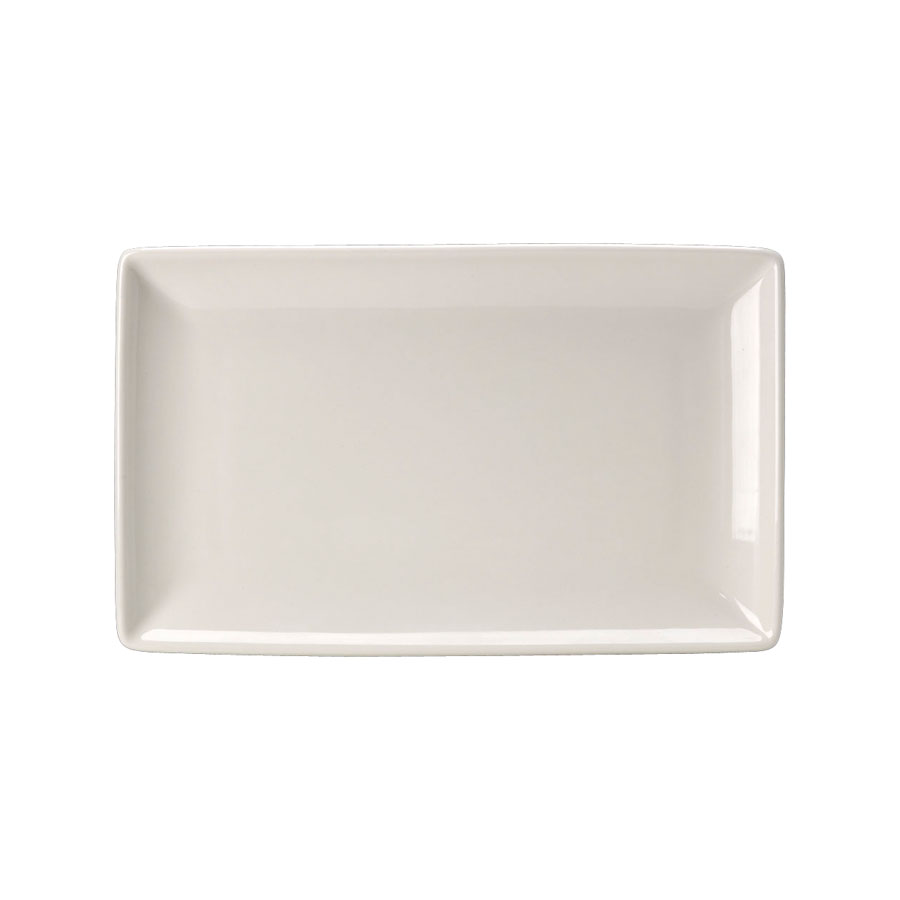 Steelite Taste Vitrified Porcelain White Rectangular Plate 16.75x27cm