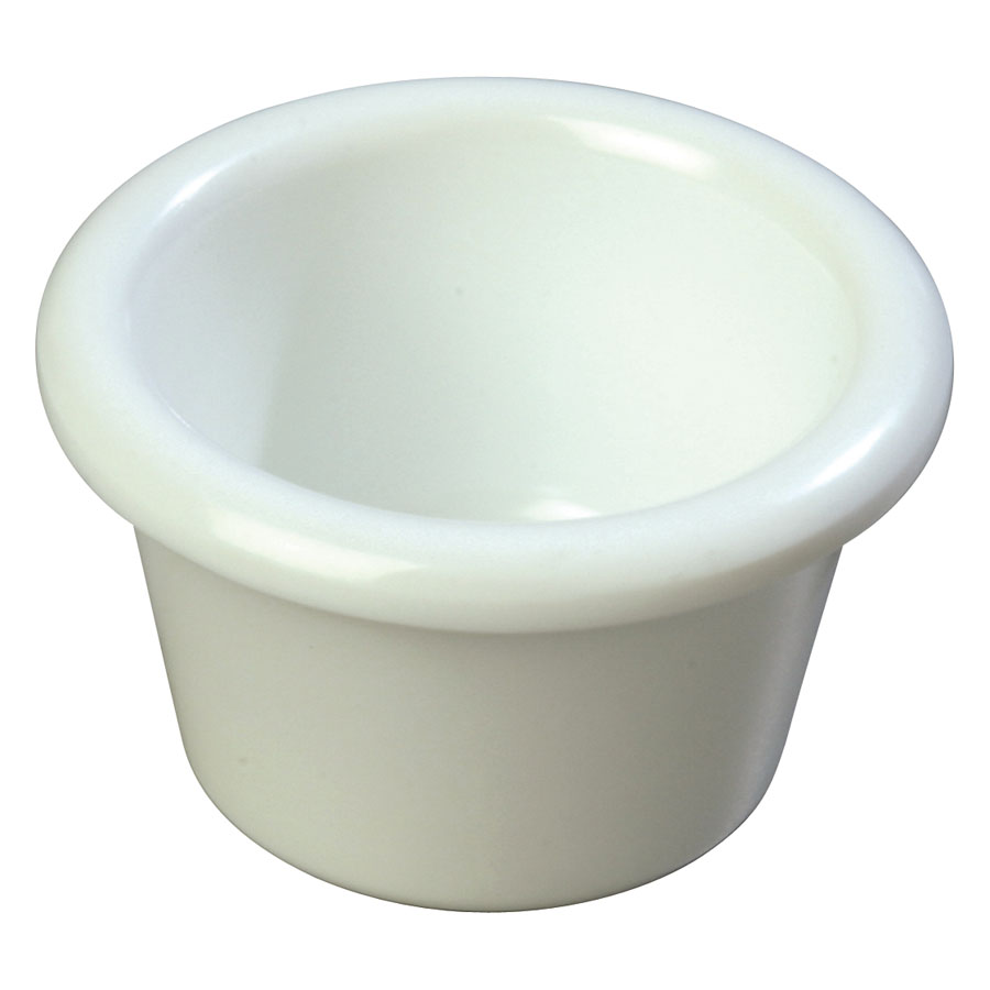 Carlisle Plain White Round Melamine Ramekin 12cl 4oz
