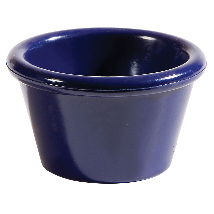 Carlisle Cobalt Blue Round Melamine Ramekin 6cl 2oz