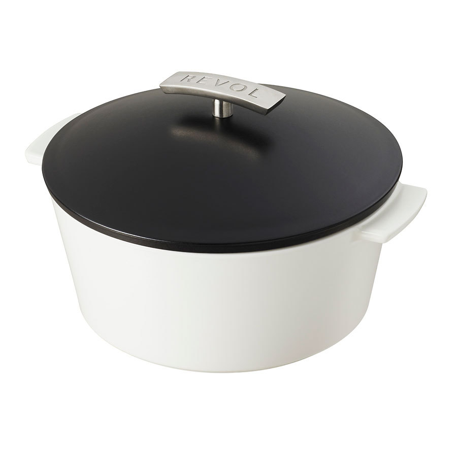Revol Revolution Round Cocotte 22cm Black