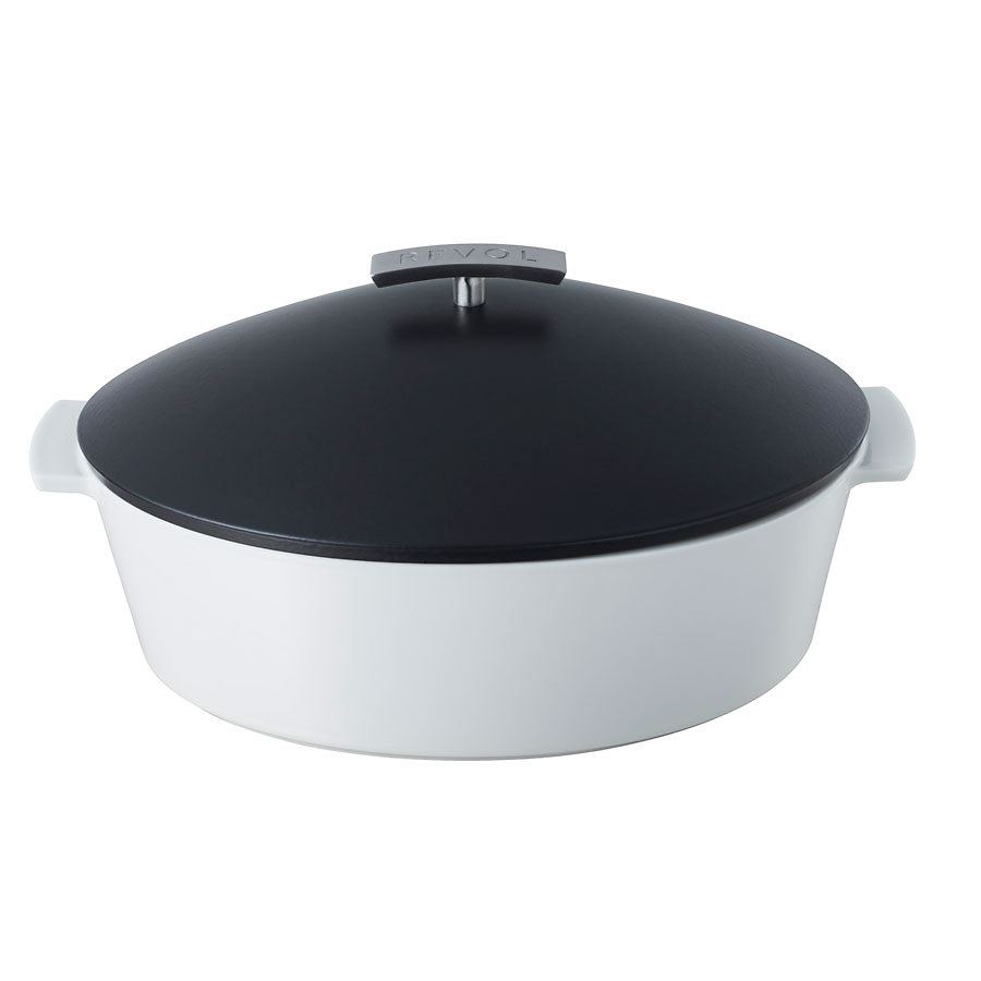 Revol Revolution Oval Cocotte 32cm Black