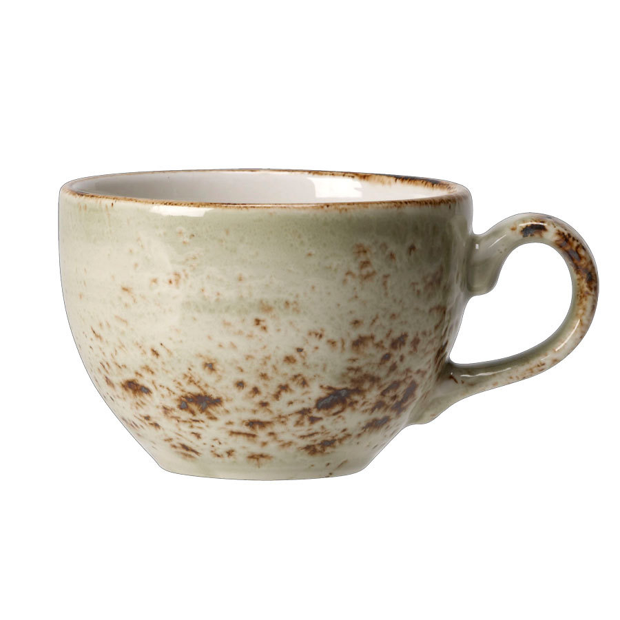 Steelite Craft Vitrified Porcelain Green Low Cup 12oz