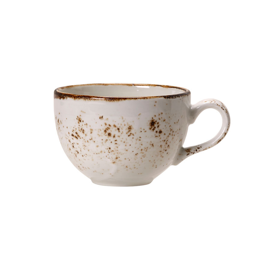 Steelite Craft Vitrified Porcelain White Low Cup 12oz