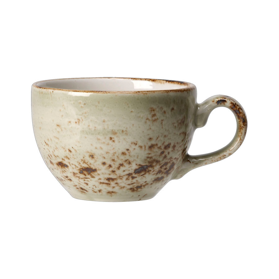 Steelite Craft Vitrified Porcelain Green Low Cup 8oz