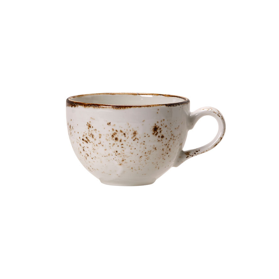 Steelite Craft Vitrified Porcelain White Low Cup 8oz