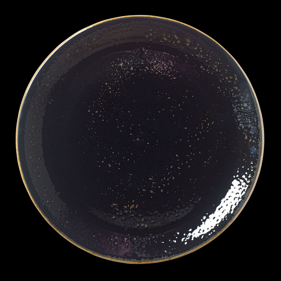 Steelite Craft Vitrified Porcelain Liquorice Round Coupe Plate 30cm