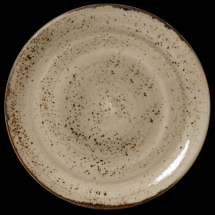 Steelite Craft Vitrified Porcelain Porcini Round Coupe Plate 30cm