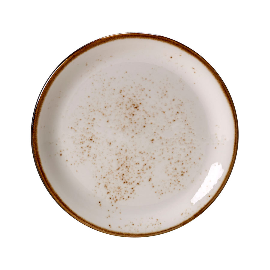 Steelite Craft Vitrified Porcelain White Round Coupe Plate 25.25cm