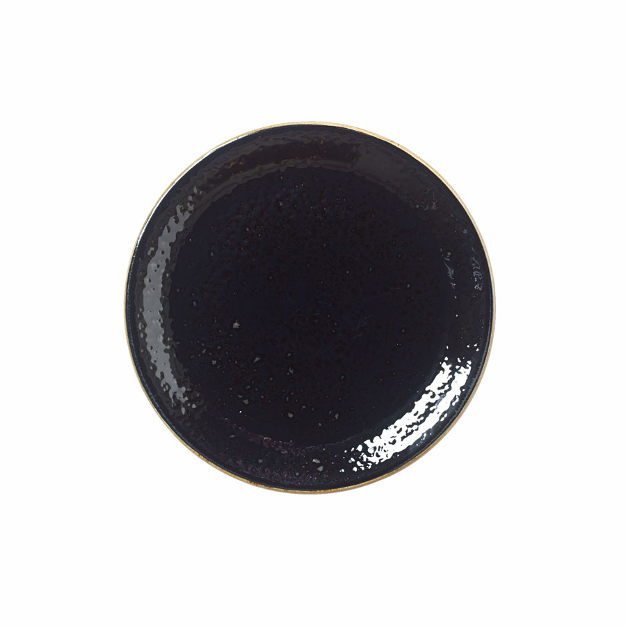 Steelite Craft Vitrified Porcelain Liquorice Round Coupe Plate 20.25cm