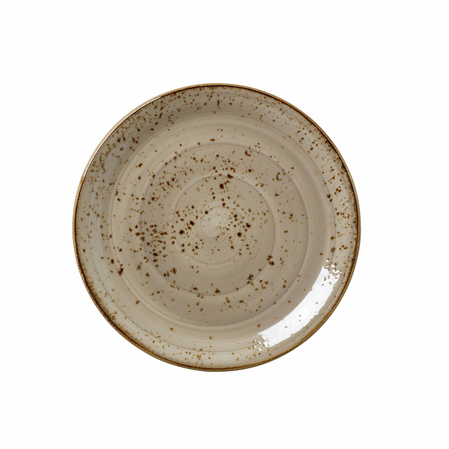 Steelite Craft Vitrified Porcelain Porcini Round Coupe Plate 20.25cm