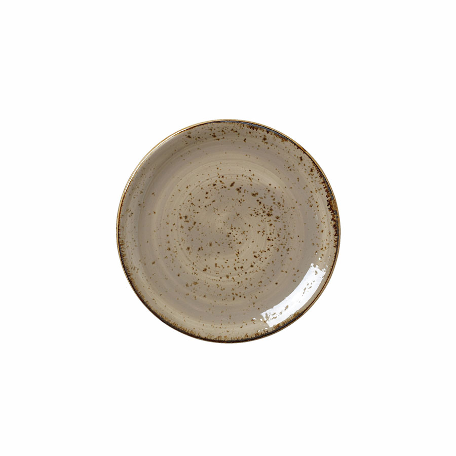 Steelite Craft Vitrified Porcelain Porcini Round Coupe Plate 15.25cm