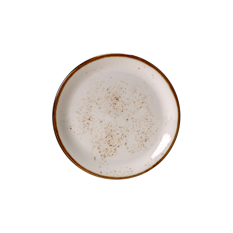 Steelite Craft Vitrified Porcelain White Round Coupe Plate 15.25cm