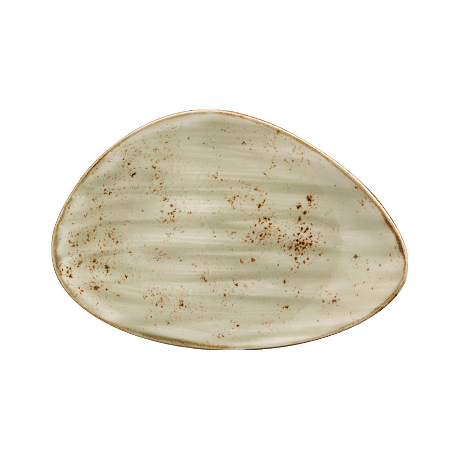 Steelite Craft Vitrified Porcelain Green Freestyle Plate 37.5cm