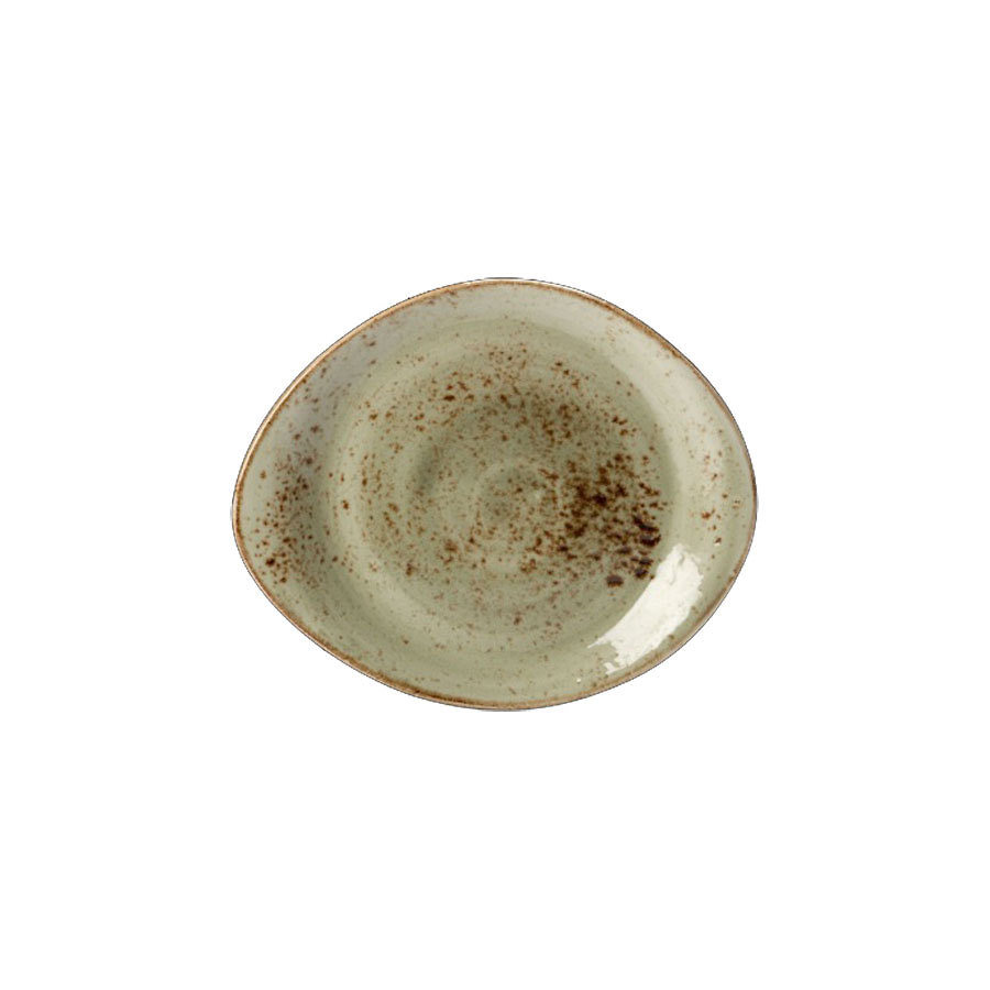 Steelite Craft Vitrified Porcelain Green Plate Freestyle 25.5cm 10 Inch