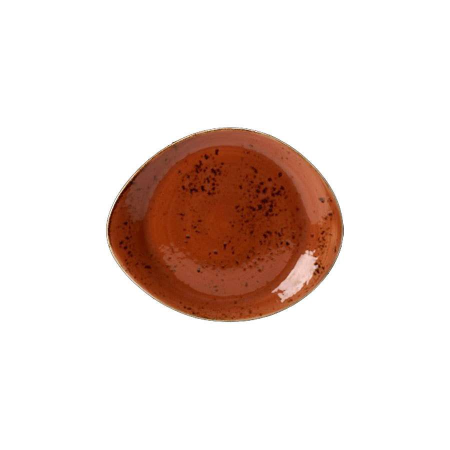 Steelite Craft Vitrified Porcelain Terracotta Freestyle Plate 25.5cm 10 Inch