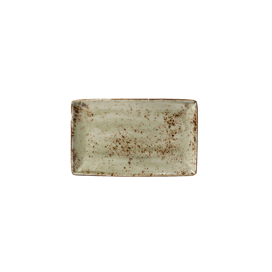 Steelite Craft Vitrified Porcelain Green Rectangular One Plate 27cmx16.75 cm