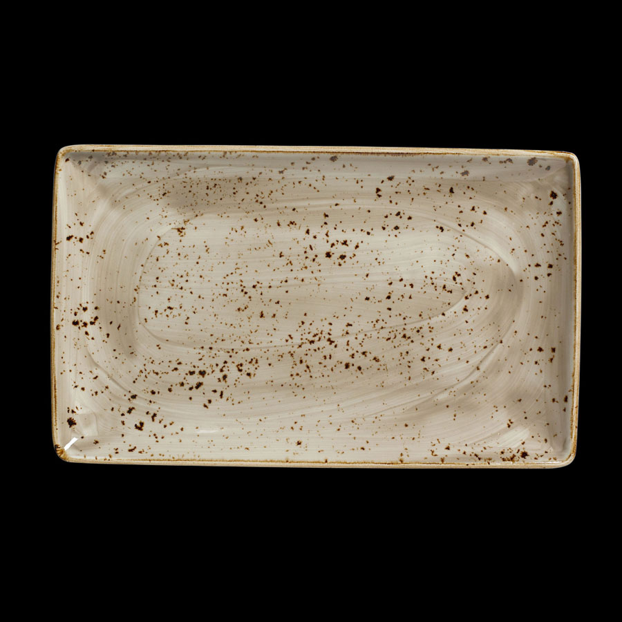 Steelite Craft Vitrified Porcelain Porcini Rectangle One 27cmx16.75cm
