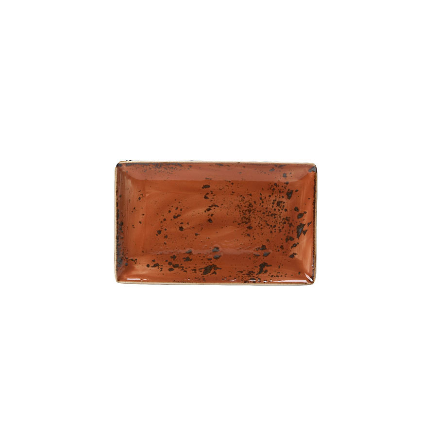 Steelite Craft Vitrified Porcelain Terracotta Rectangular One Plate 27cmx16.75 cm
